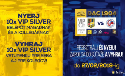 Súťaž o VIP Silver vstupenky na súboj so Senicou!