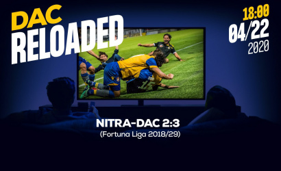 Link na sledovanie zápasu Nitra-DAC (2:3) z jesene 2018