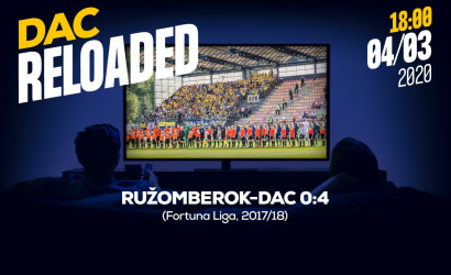 Link na sledovanie zápasu Ružomberok-DAC (0:4)