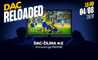 Link na sledovanie zápasu DAC-Žilina (4:2) z jesene 2017