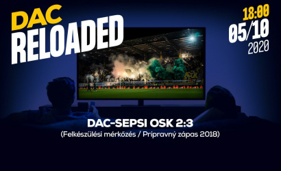 Link na sledovanie prípravného zápasu DAC-Sepsi OSK