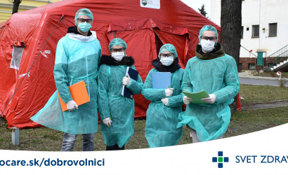 Počas pandémie koronavírusu pomáhajú aj študenti medicíny