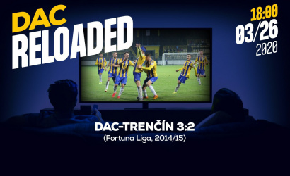 Link na sledovanie zápasu DAC-Trenčín (3:2) z jesene 2014