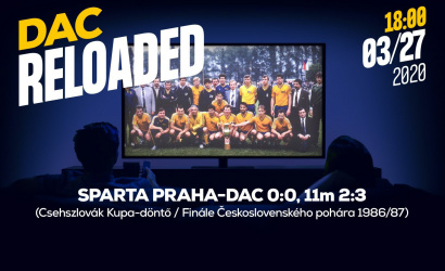 Link na sledovanie finále Československého pohára 1987 Sparta-DAC