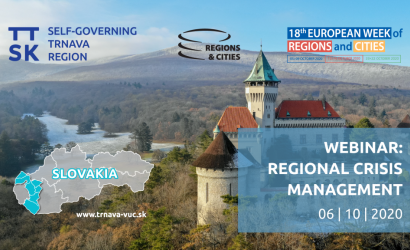 TTSK sa aktívne zapojí do Európskeho týždňa regiónov a miest