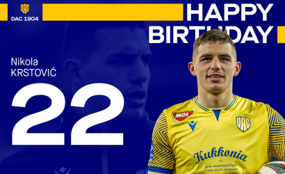 Narodeniny: Nikola Krstović má dnes 22!