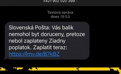 Slovenská pošta znovu upozorňuje na podvodné e-maily/sms-ky posielané v jej mene