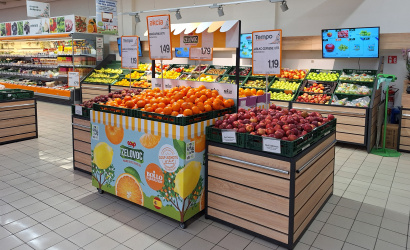 COOP Jednota Zelovoc prináša zákazníkom špeciálny stánok s citrusmi  