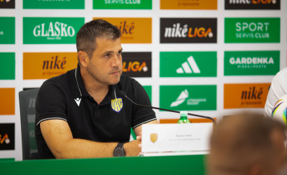 Tlačová konferencia po zápase Prešov - DAC 1904 (0:0)