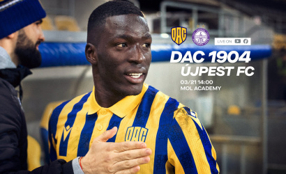 Link na živý prenos z prípravného stretnutia DAC 1904 - Újpest FC