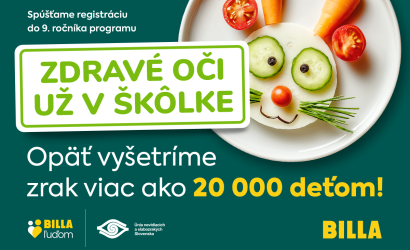 Zdravé oči už v škôlke – 9. ročník pomôže zmerať zrak ďalším 20 000 deťom 
