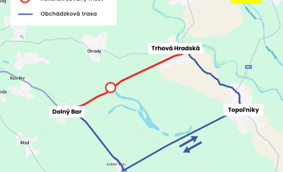 Trnavská župa začína s užitočnou rekonštrukciou mosta medzi Dolným Barom a Trhovou Hradskou