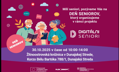 Digitálne dobrodružstvá pre seniorov – aj v Dunajskej Strede