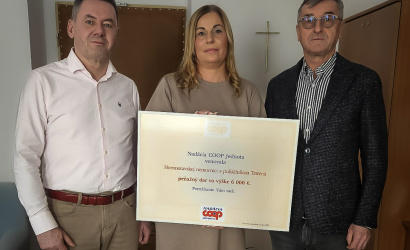 Nadácia COOP Jednota podporuje regióny naprieč Slovenskom. Pomoc smeruje aj na Oravu 