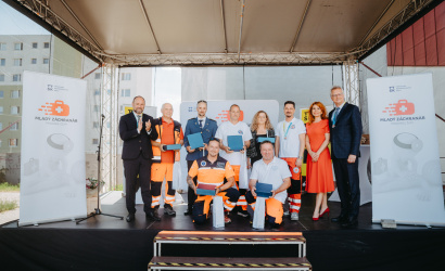 Trnavská župa ocenila záchranárov za ich dlhoročnú prácu a prínos pre záchranárstvo