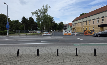 Dobrá správa pre vodičov v Dunajskej Strede: prvá etapa rekonštrukcie Námestia sv. Štefana je ukončená