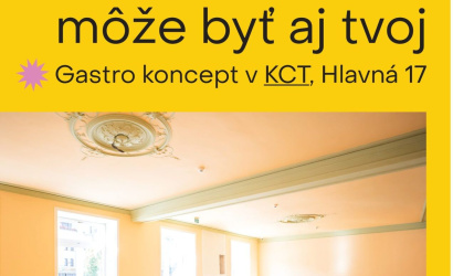 Trnavská župa hľadá gastro koncept, ponúka atraktívne priestory Kreatívneho centra Trnava