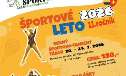 Športové leto 2026 s Klubom akrobatického rokenrolu Športujsnami v Dunajskej Strede