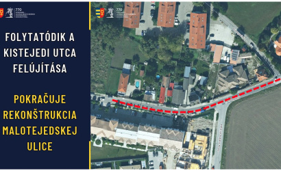 Vo štvrtok sa začne druhá etapa rekonštrukcie Malotejedskej ulice