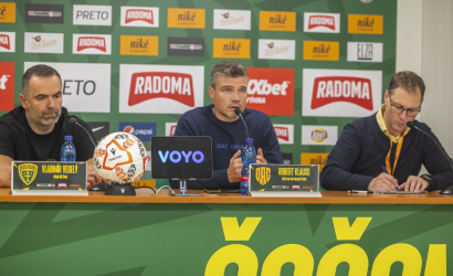 Tlačová konferencia po zápase Žilina - DAC 1904 (2:3)