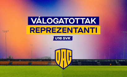 ​Hráči DAC opäť v nominácii slovenskej reprezentácie U16