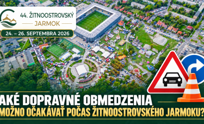 Jarmočné informácie: Kde budú počas 44. Žitnoostrovského jarmoku dopravné obmedzenia?