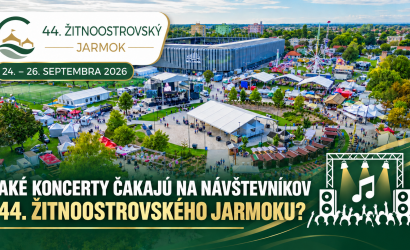 Jarmočné informácie: Aké koncerty čakajú návštevníkov 44. Žitnoostrovského jarmoku?