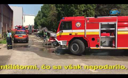 Embedded thumbnail for Najväčšiu výrobnú halu Dunajskej Stredy zničil požiar