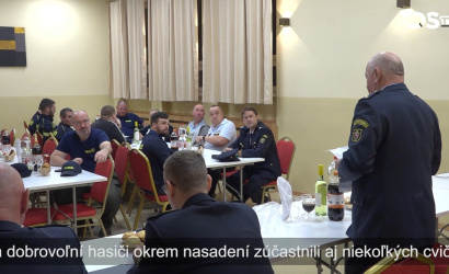 Embedded thumbnail for Profesionálni a dobrovoľní hasiči hodnotili rušný rok