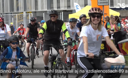 Embedded thumbnail for Cyklistické podujatie Tour de Kukkonia s účastníckym rekordom