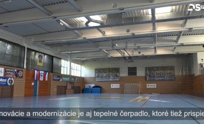 Embedded thumbnail for Cieľom modernizácie športovej haly je dosiahnuť energeticky úspornejšiu prevádzku
