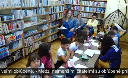 Embedded thumbnail for Cieľom aktivít je motivovať detí k čítaniu 