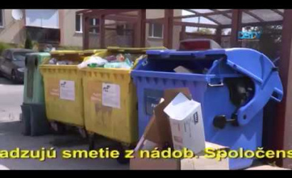 Embedded thumbnail for Na Radničnom námestí umiestnili osem nových odpadových kontajnerov