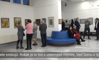 Embedded thumbnail for Záujemcovia si môžu pozrieť výstavu Dénesa Mikóczyho 