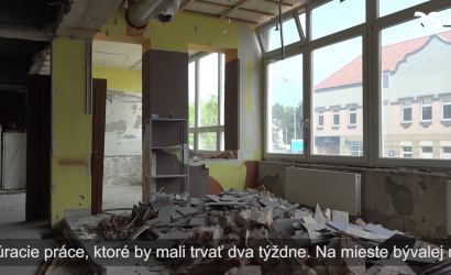 Embedded thumbnail for V priestoroch bývalej reštaurácie vznikne multifunkčná sála