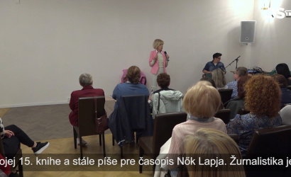 Embedded thumbnail for Hosťom programového cyklu Súčasník v Csaplári bola známa novinárka