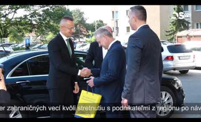 Embedded thumbnail for Do Dunajskej Stredy zavítal minister zahraničných vecí Maďarska