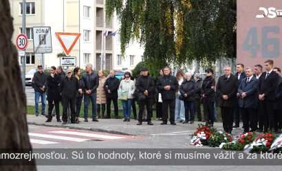 Embedded thumbnail for Pripomenuli si pamiatku revolucionárov, ktorí bojovali proti komunistickej diktatúre