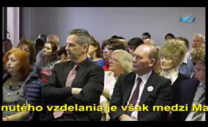 Embedded thumbnail for Usporiadali konferenciu o demografickej situácii Maďarov