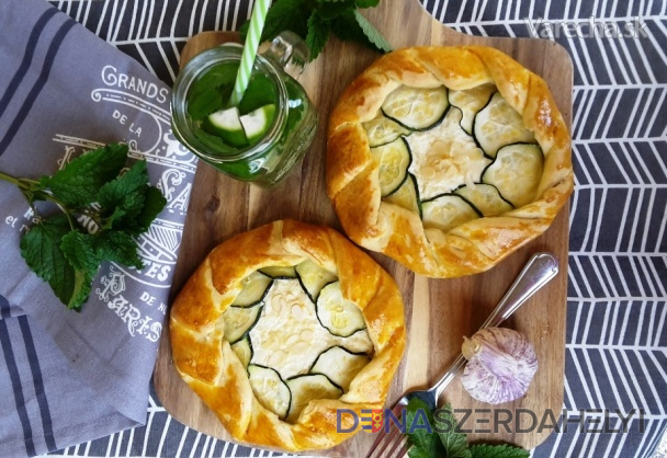 Galettes (galetky) s ricottou a cuketou