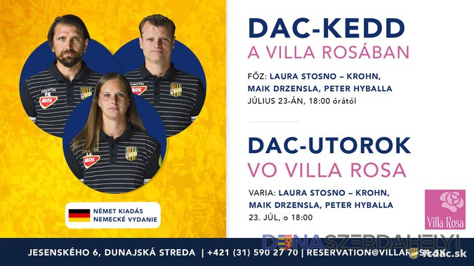 Ďalší DAC-utorok vo Villa Rosa: tentoraz nemecké chute!