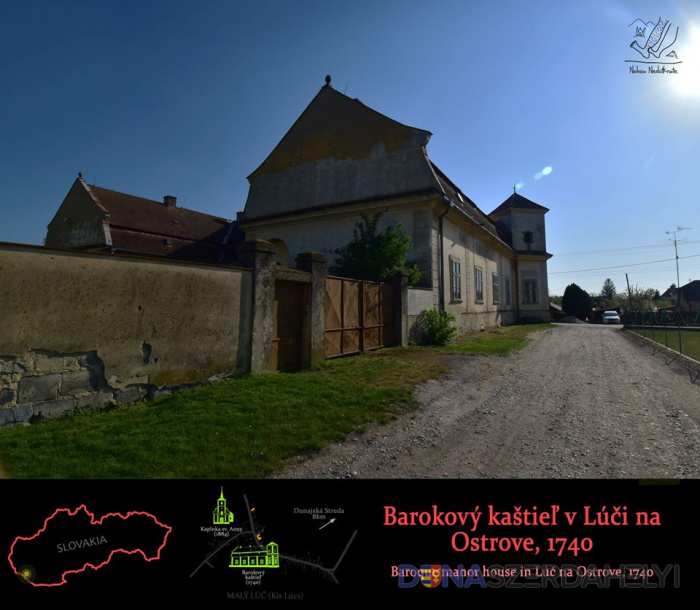 Barokový kaštieľ, Lúč na Ostrove Malá Lúč Dunajskostredský