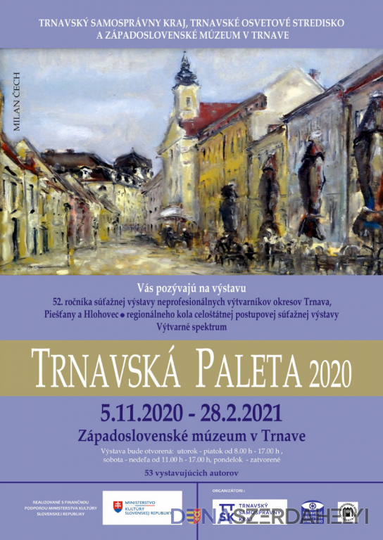 Foto: trnava-vuc-sk Diela najlepších umelcov Trnavskej palety predstavia v Západoslovenskom múzeu v Trnave