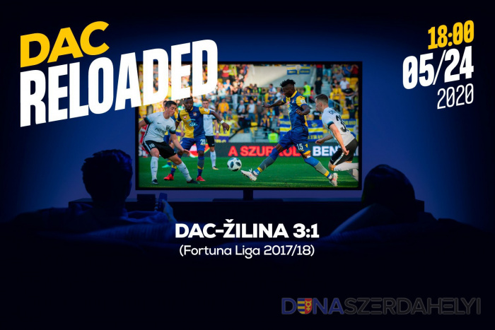 Link na sledovanie zápasu DAC-Žilina (3:1) z jari 2018