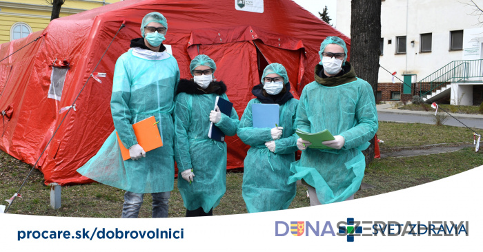 forrás: ProCare és Svet zdravia Počas pandémie koronavírusu pomáhajú aj študenti medicíny