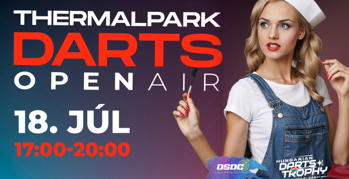Leto, kúpalisko a šípky? Prichádza prvý Thermalpark Darts Open Air turnaj!