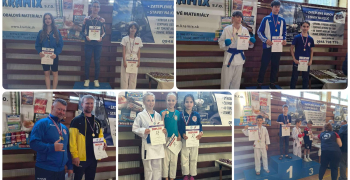 Devätnásť medailí z Kolárova na konte Karate klubu IPPON