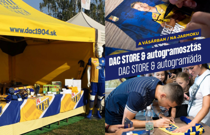  Autogramiáda a DAC store na Žitnoostrovskom jarmoku!