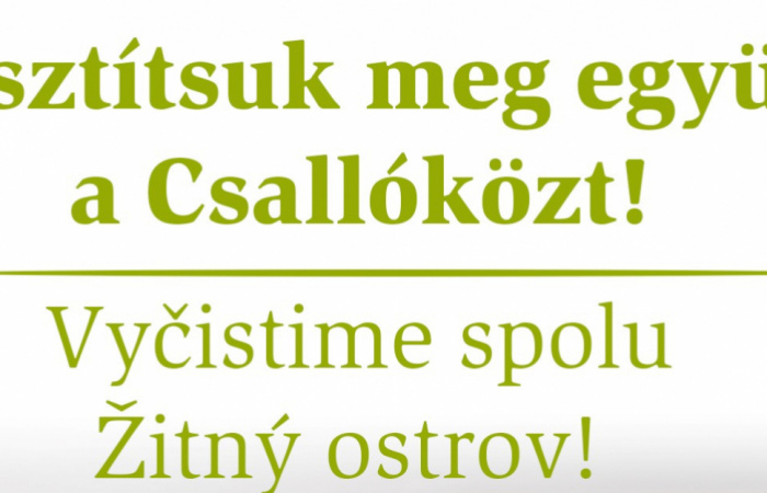 Vyčistime spolu Žitný ostrov!