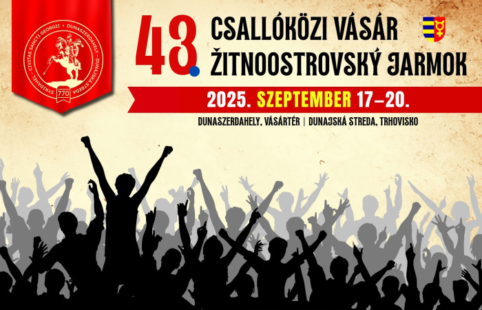 Slávnostná nálada, štvordňový festival: blíži sa 43. ročník Žitnoostrovského jarmoku!